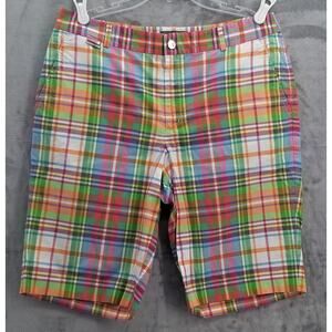 Lauren - Ralph Lauren Active - plaid golf shorts sz 12